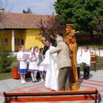 Szt. Imre szobor avatása