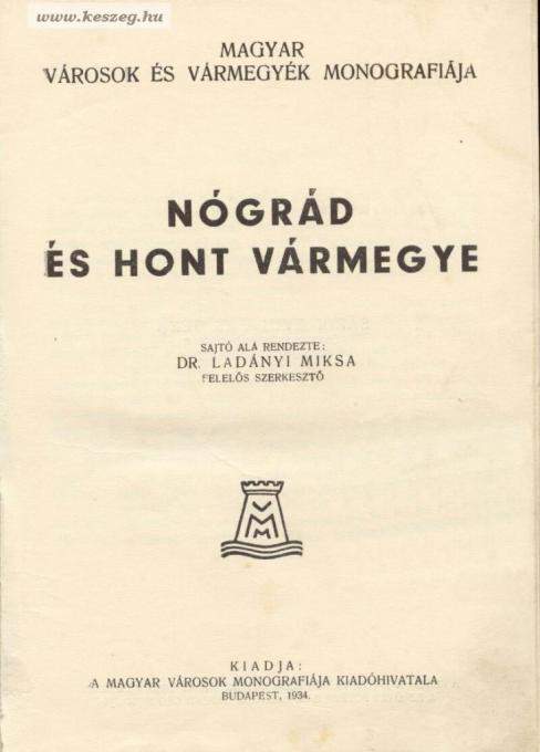 Magyar városok és vármegyék monográfiája - részlet 1. (Keszeg) 