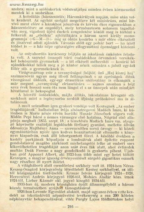 Magyar városok és vármegyék monográfiája - részlet 5. (Keszeg) 